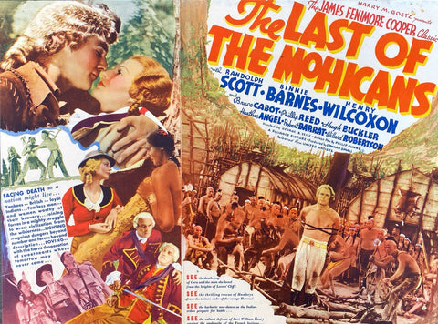 Last of The Mohicans UK FOH Still Set & US Herald