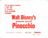 Pinocchio (Lobby set of 9 cards with original envelope)