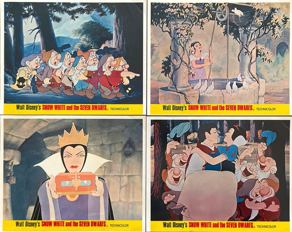 Snow White and the 7 Dwarfs (UK Front of House Set of 8 stills)