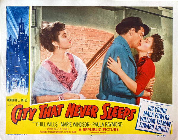 City That Never Sleeps (4  Lobby Cards)