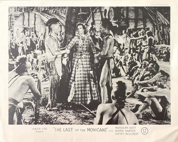 Last of The Mohicans UK FOH Still Set & US Herald