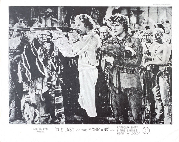 Last of The Mohicans UK FOH Still Set & US Herald