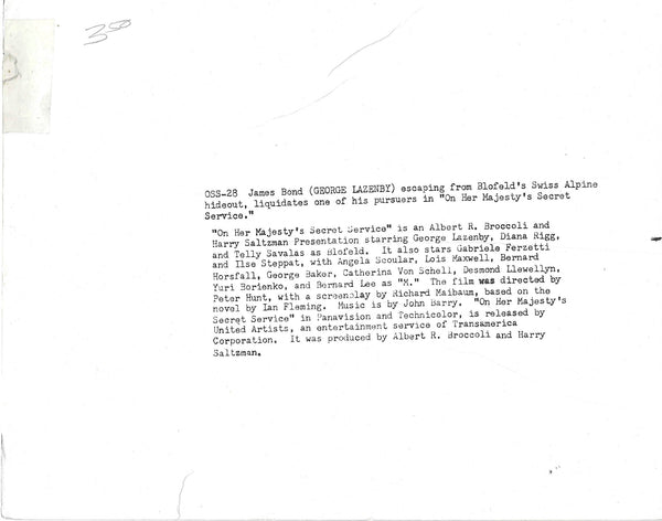 On Her Majesty's Secret Service