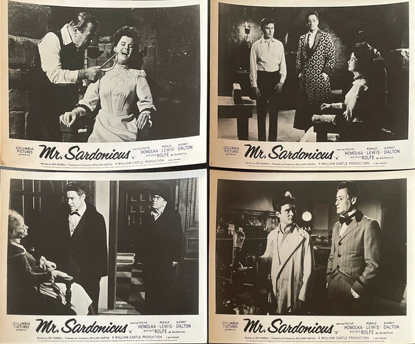 Mr Sardonicus (UK Front of House Set of 8 Stills)