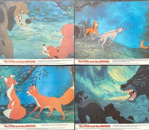 Fox and The Hound (UK Front of House Set of 8 Stills)
