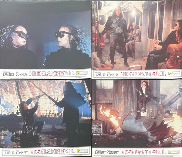 Highlander 2 (UK Front of House Set of 8 Stills)