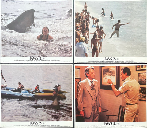 Jaws 2 (UK Front of House Set of 8 Stills)