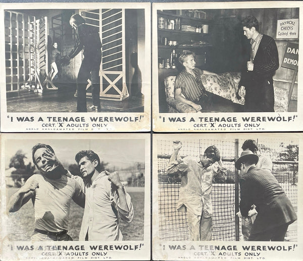 I Was A Teenage Werewolf (UK Front of House Still Set of 8 Stills)