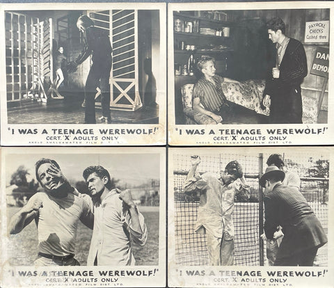I Was A Teenage Werewolf (UK Front of House Still Set of 8 Stills)