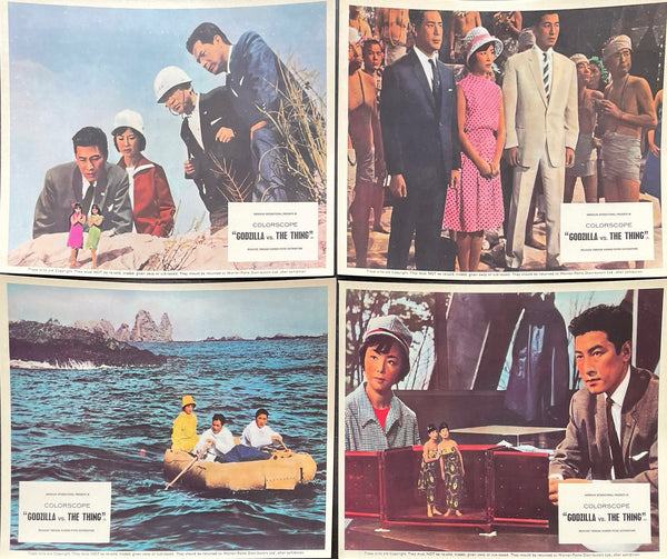 Godzilla vs The Thing (UK Front of House Set of 8 Stills)